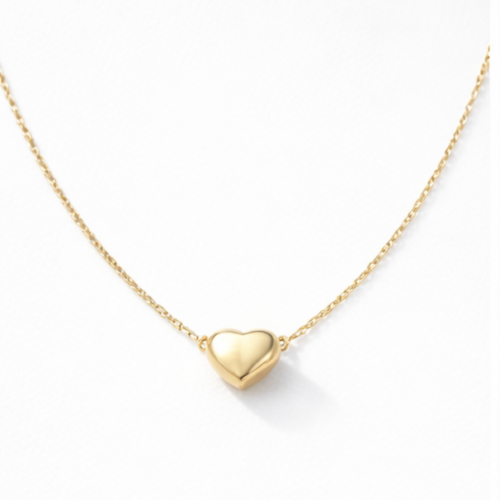 18K　ハートペンダントネックレス