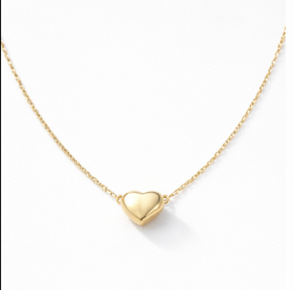 18K　ハートペンダントネックレス